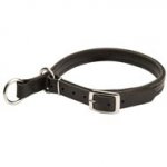 Leather Dogue de Bordeaux Choke Collar for Effective Training