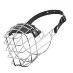 'The Silencer' Wire Cage Dogue de Bordeaux Muzzle With One Strap
