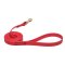 Red Waterproof Dogue de Bordeaux Leash Made of Biothane