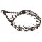 Strong Herm Sprenger Dogue de Bordeaux Pinch Collar of Black Stainless Steel - 2.25 mm (1/11 inch)