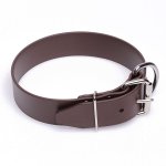 Extra Wide Brown Biothane Dogue de Bordeaux Collar