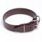 Extra Wide Brown Biothane Dogue de Bordeaux Collar
