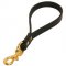 Short Leather Dogue de Bordeaux Leash with or without Support Material
