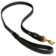 Walking Training Leather Dogue de Bordeaux Leash Braided