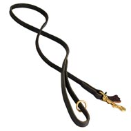 Handcrafted Leather Dogue de Bordeaux Leash for Walking and Tracking