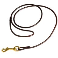 Fully Beneficial Show Leather Dogue de Bordeaux Leash - Comfort for You and Your Dog