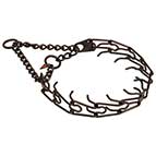 Strong Herm Sprenger Dogue de Bordeaux Pinch Collar of Black Stainless Steel - 2.25 mm (1/11 inch)