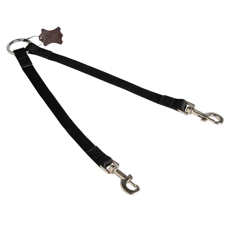 Stitched Nylon Dogue de Bordeaux Leash Coupler