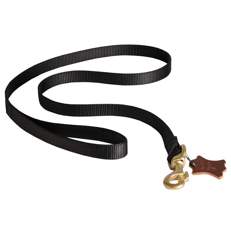Nylon Dogue de Bordeaux Leash for Walking, Training, Tracking and Police Work
