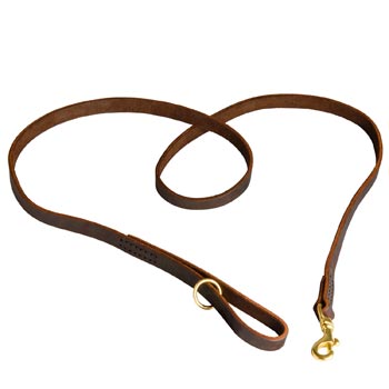 Durable Leather Dogue de Bordeaux Leash